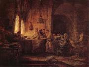 REMBRANDT Harmenszoon van Rijn, The Parable of the Laborers in the Vineard
